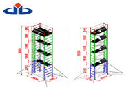 Сплавьте емкость нагрузки платформы 272кг башни ремонтины алюминиевой мобильной ремонтины башни облегченную